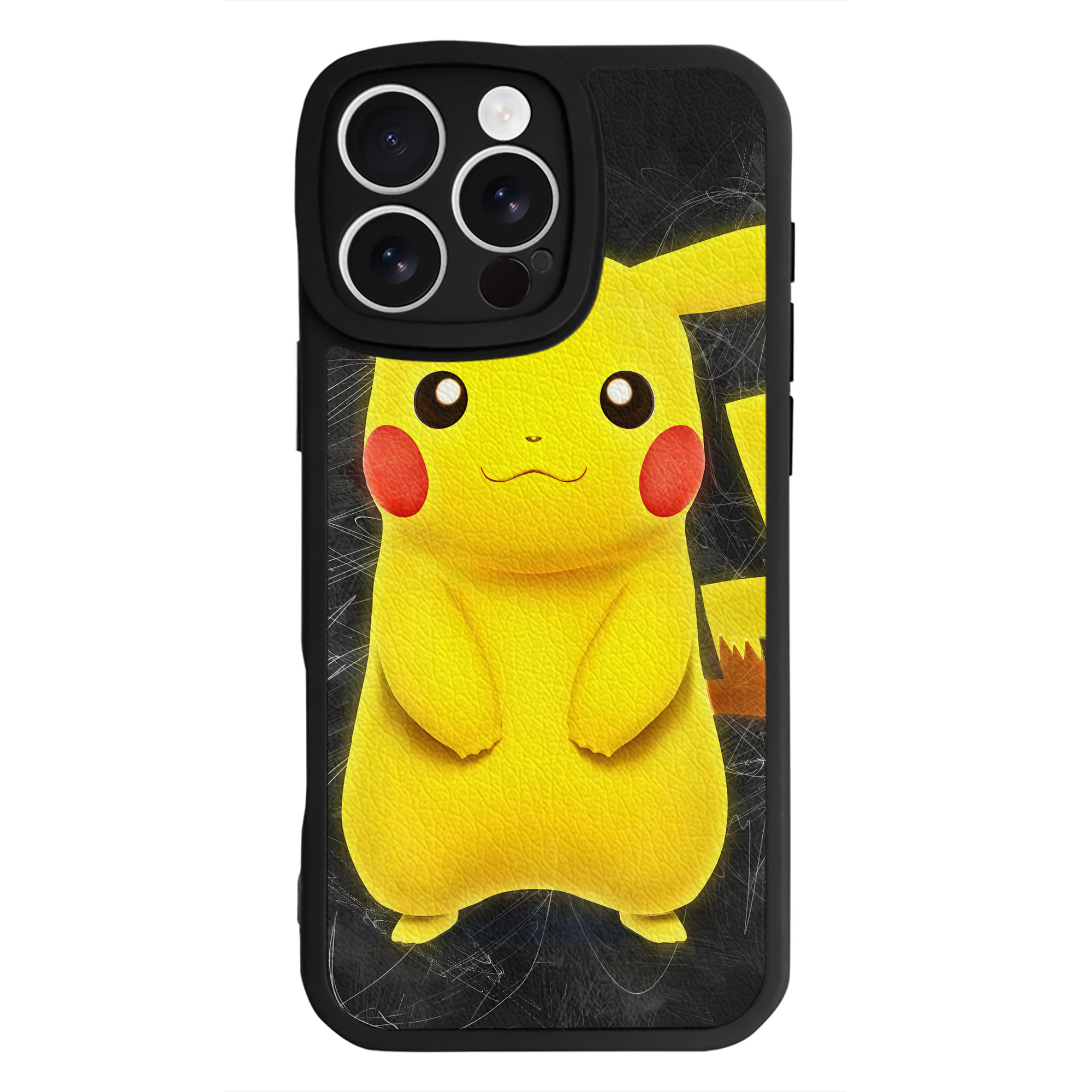 （画像用） ポケットモンスター Pokémon 【iPhone 16シリーズ対応】シリコンスマホケース（レザー調） 材質：シリコン